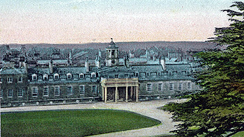 The East Front of Woburn Abbey (now demolished) about 1900 [X291/198/42]